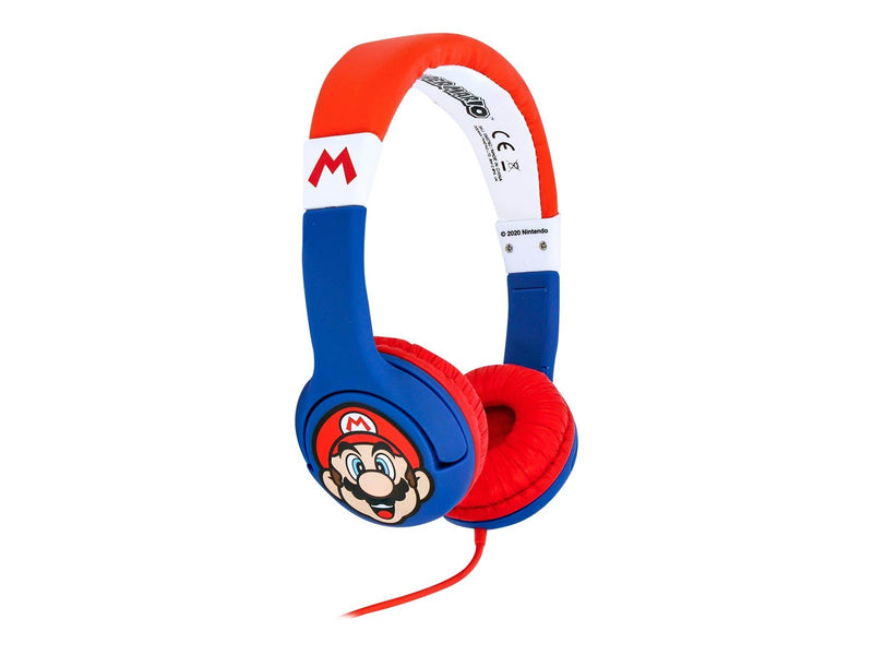 OTL Super Mario - Kinderkopfhörer - Lautstärke begrenzt 85dB max