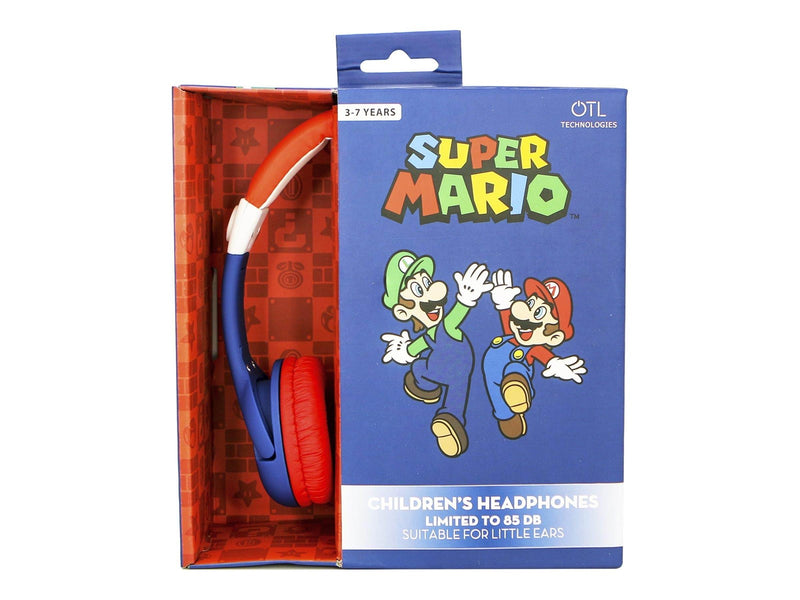 OTL Super Mario - Kinderkopfhörer - Lautstärke begrenzt 85dB max
