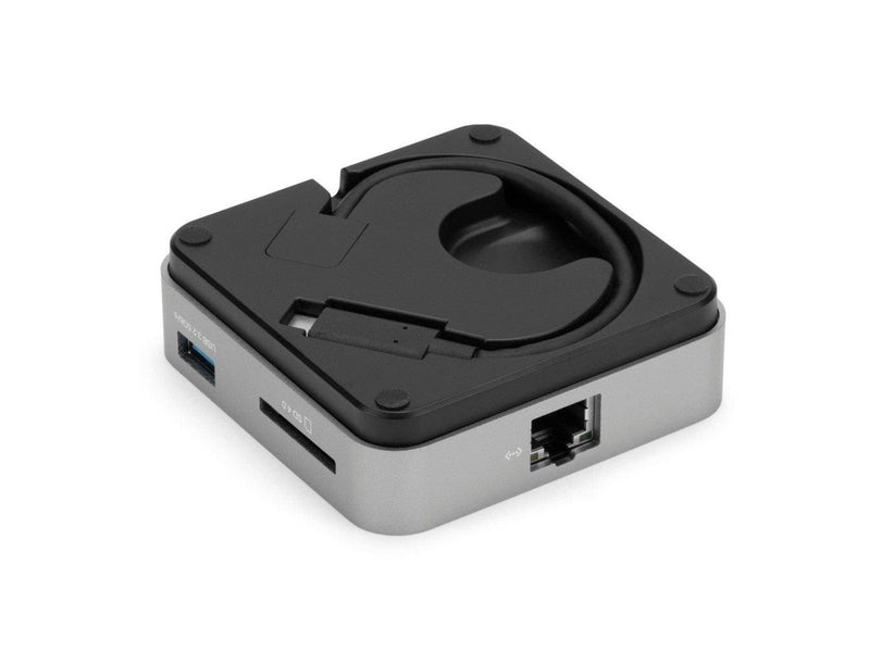 OWC 6-Port USB-C Travel Dock 100W- Space Gray (ethernet)