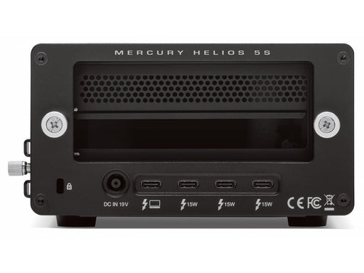 OWC Mercury Helios 5S Thunderbolt 5 (80Gb/s) PCIe - Extern Festplatte - Schwarz