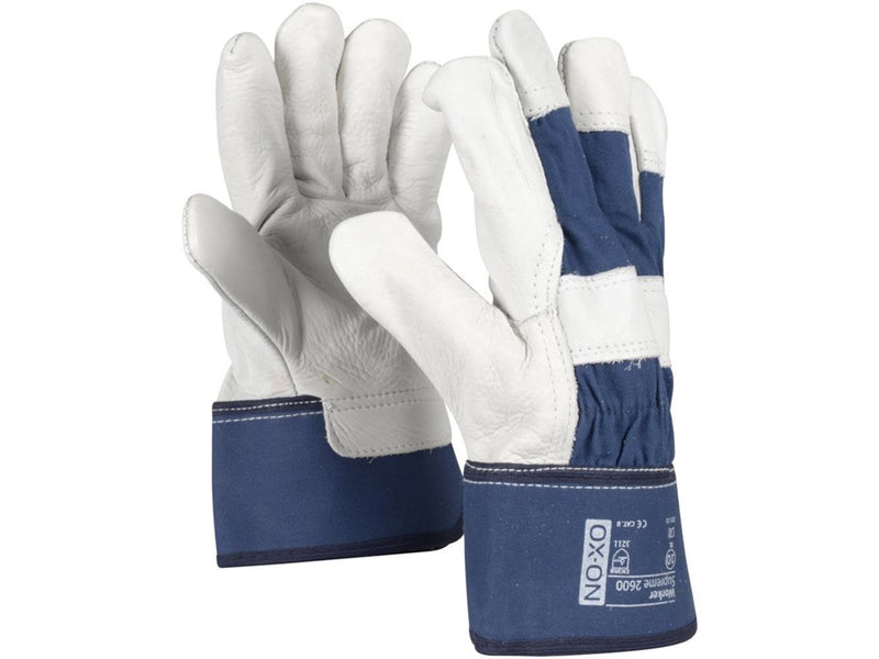 OX-ON Supreme 2600 Arbeitshandschuh weiß/blau - Größe 10