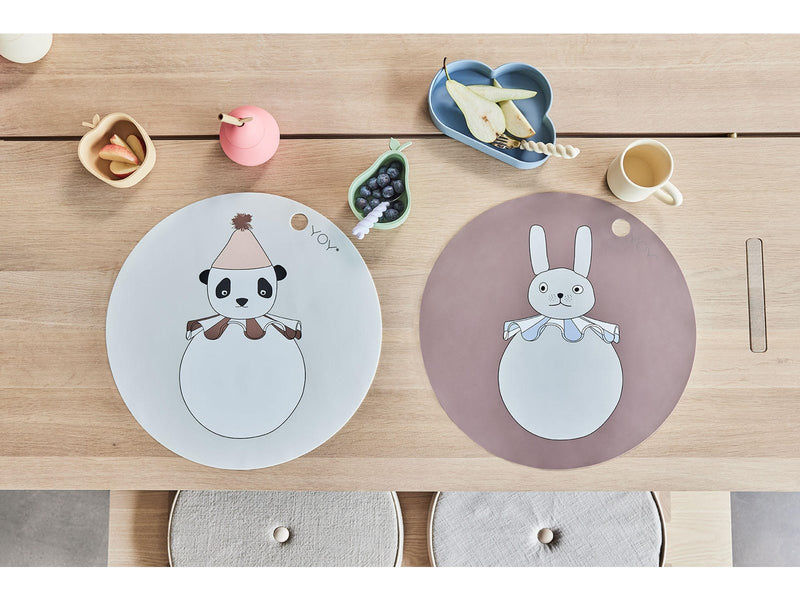 OYOY MINI Platzset Panda Pompon