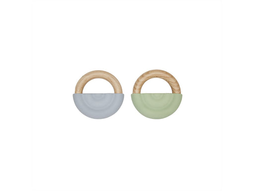 OYOY MINI Regenbogen-Beißring – 2er-Pack