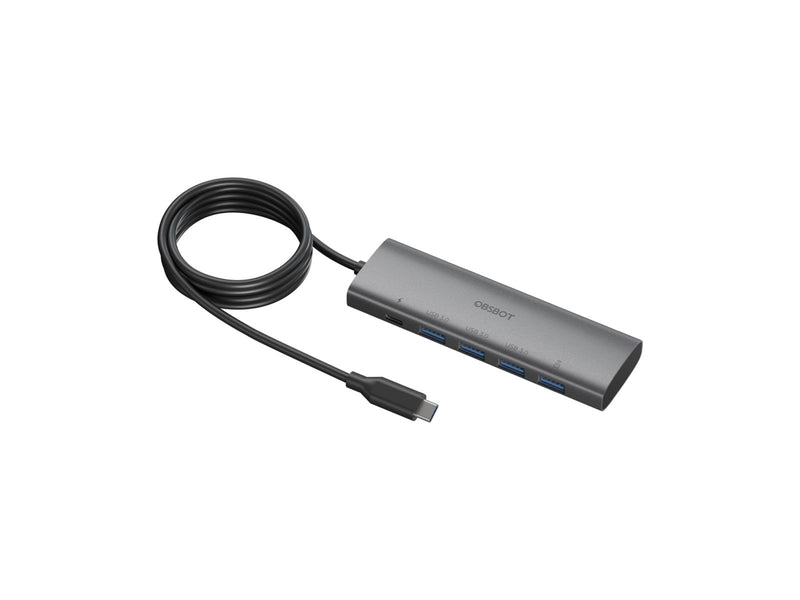 Obsbot 3-in-1 USB 3.0 Hub USB-Hubs - USB 3.0 - 3 - silber