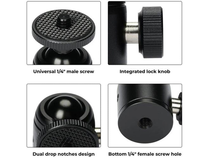 Obsbot Extendable Tripod Mini Ball Head