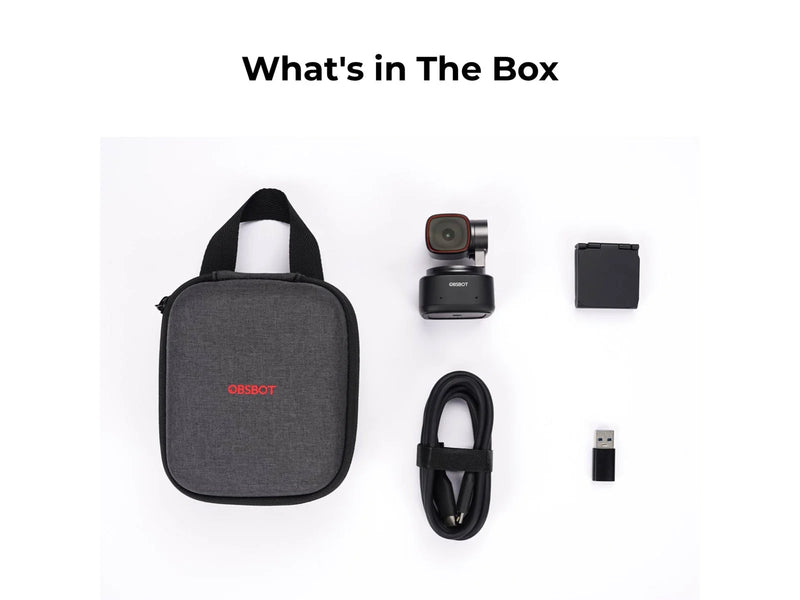 Obsbot Tiny 2 - AI-Powered PTZ 4K Webcam