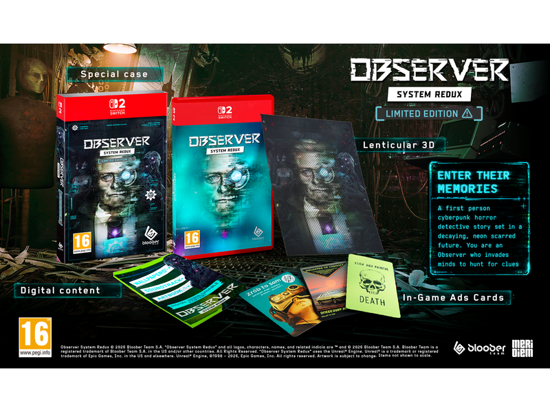 Observer System Redux (Limited Edition) - Nintendo Switch 2 - Horror - PEGI 16