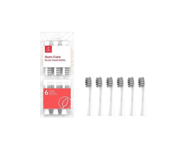 Oclean Bürstenköpfe Brush Head Gum Care 6 Pack White