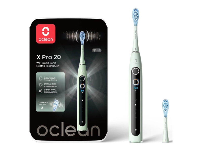 Oclean Elektrische Zahnbürste Electric Toothbrush X Pro 20 Set Green