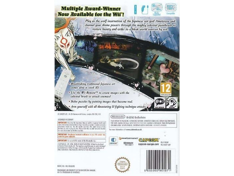 Okami - Nintendo Wii - Action - PEGI 12