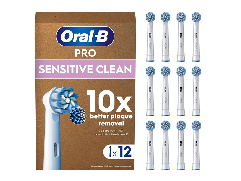 Oral-B Bürstenköpfe Sensitive Clean&Care - 12 pcs Letterbox