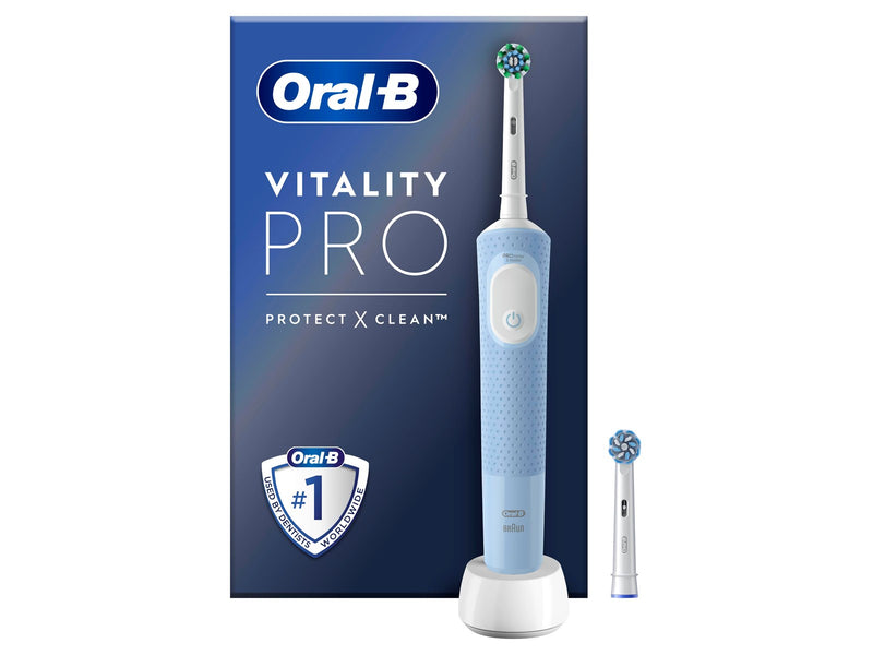 Oral-B Elektrische Zahnbürste Vitality Pro Vapor Blue + Extra Refill
