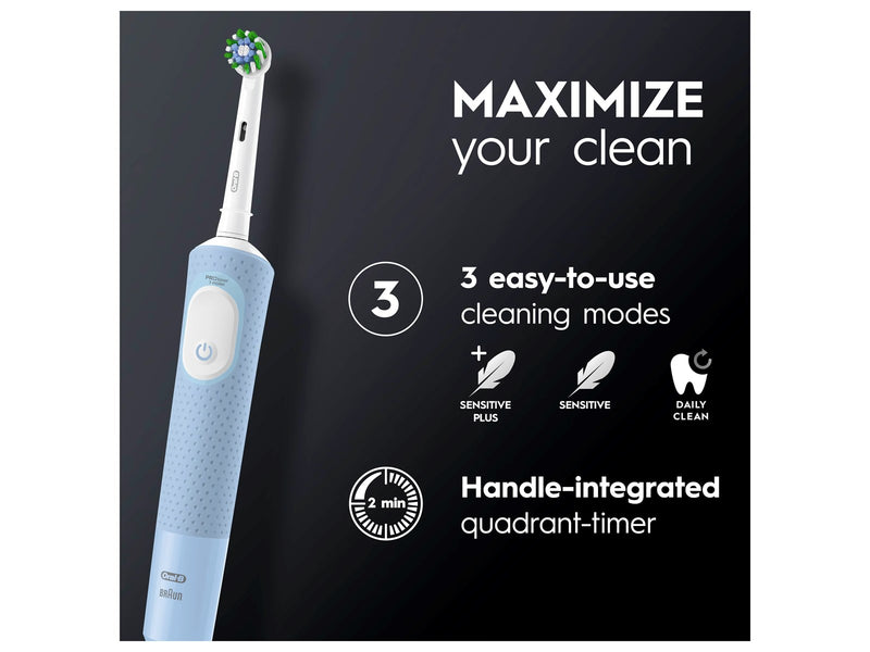 Oral-B Elektrische Zahnbürste Vitality Pro Vapor Blue + Extra Refill