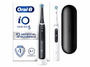 Oral-B Elektrische Zahnbürste iO5 Duo Doppelpack schwarz/weiß