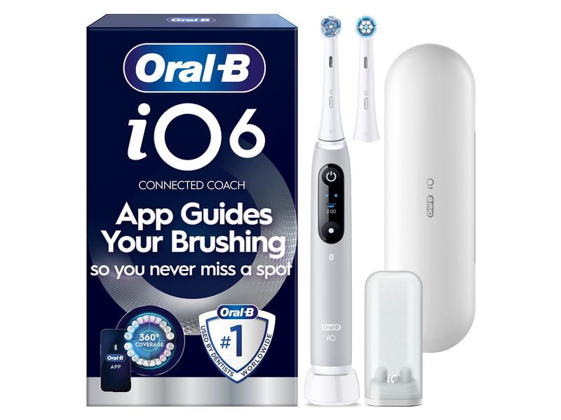 Oral-B Elektrische Zahnbürste iO6 Grey Opal + 1 Extra Refill