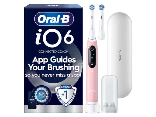 Oral-B Elektrische Zahnbürste iO6 Series Pink Sand Sensitive + 1 Extra Refill