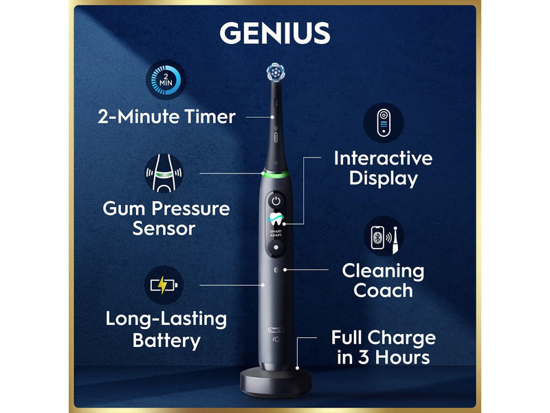 Oral-B Elektrische Zahnbürste iO9 Black Onyx + 1 Extra Refill