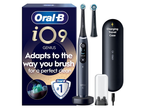 Oral-B Elektrische Zahnbürste iO9 Black Onyx + 1 Extra Refill