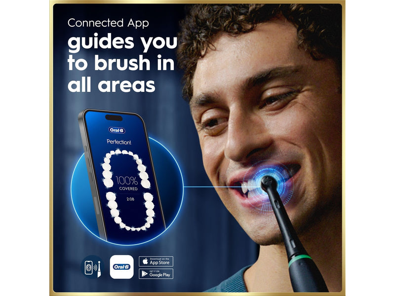 Oral-B Elektrische Zahnbürste iO9 Black Onyx + 1 Extra Refill