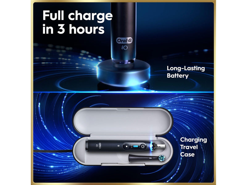 Oral-B Elektrische Zahnbürste iO9 Duo Black Onyx/Rose Quartz + 1 Extra Refill