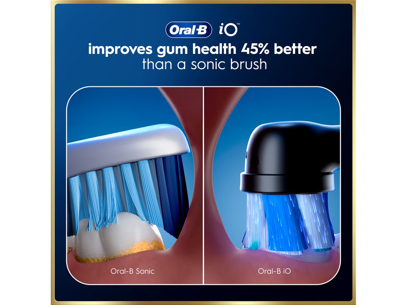 Oral-B Elektrische Zahnbürste iO9 Duo Black Onyx/Rose Quartz + 1 Extra Refill