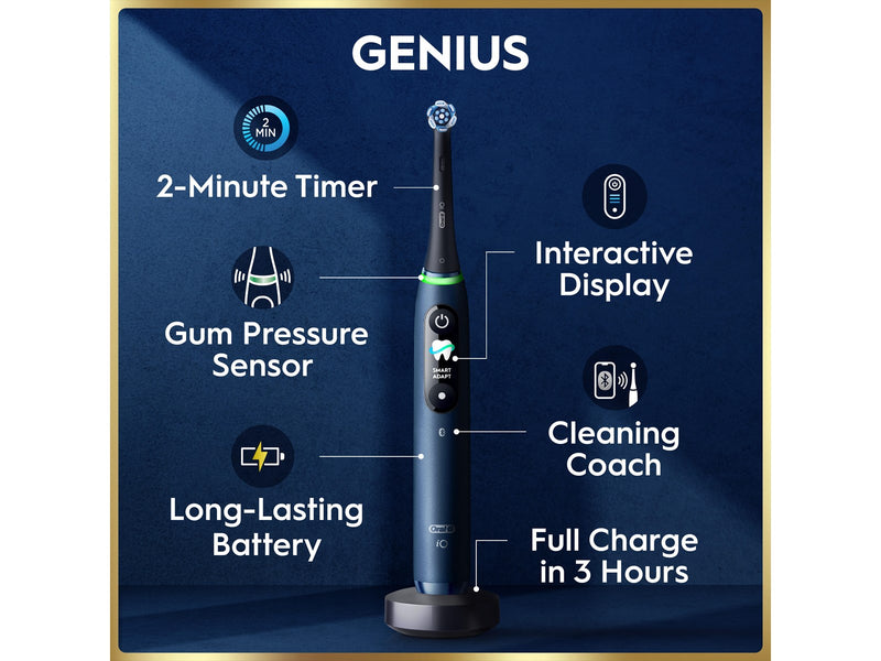 Oral-B Elektrische Zahnbürste iO9 Sapphire Blue + 1 Extra Refill