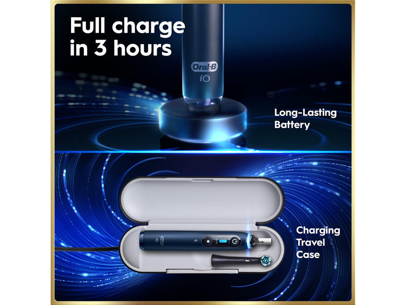 Oral-B Elektrische Zahnbürste iO9 Sapphire Blue + 1 Extra Refill
