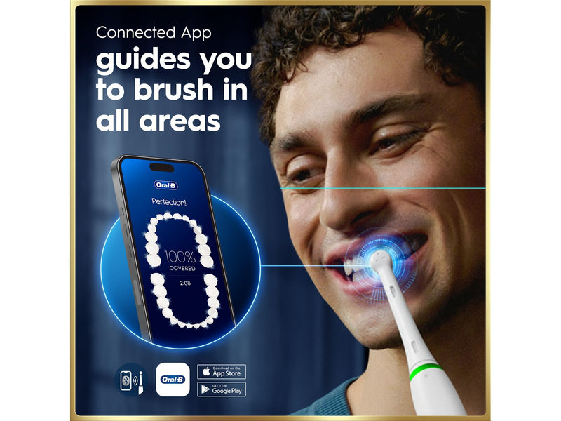 Oral-B Elektrische Zahnbürste iO9 White Alabaster + 1 Extra Refill
