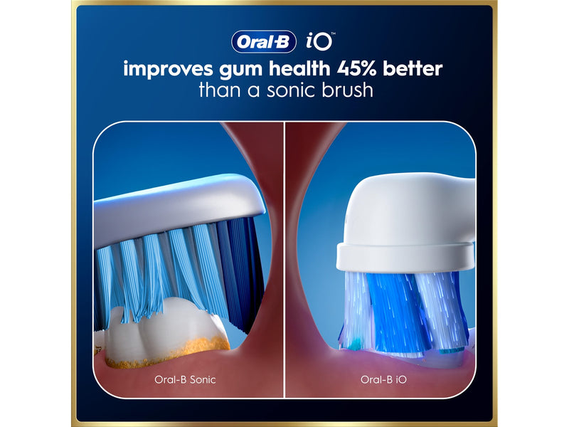 Oral-B Elektrische Zahnbürste iO9 White Alabaster + 1 Extra Refill