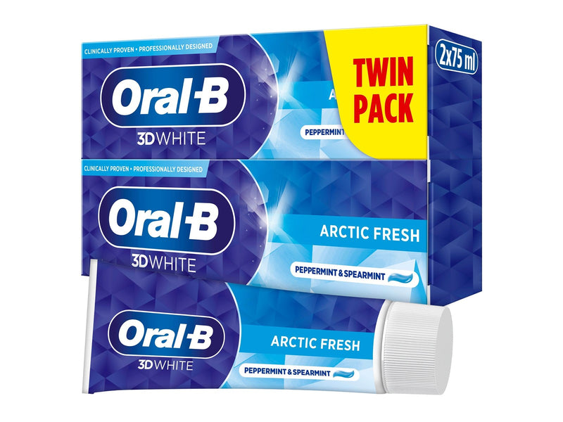 Oral-B Zahnpasta 3DW Arctic Fresh - 2x75ml