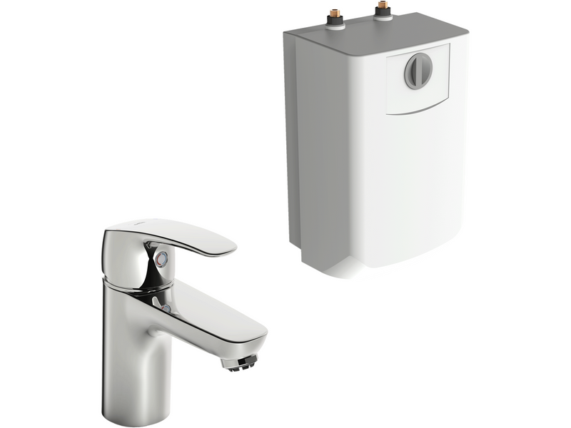 Oras safira washbasin faucet with water heater