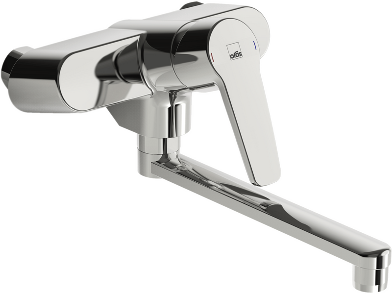 Oras saga 3937 kitchen faucet with swivel spout 200 mm
