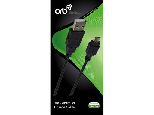 Orb XBox One 3m Controller Charge Cable - Wired Controller Ladekabel - Microsoft Xbox One