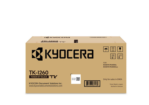 Kyocera Original TK-1260 Toner schwarz 1T0C150NL0 für PA4000x, PA4000wx