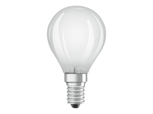 Osram LED-Lampe - LED light bulb - shape: P45 - frosted finish - E14 - 4 W - warm white light - 2700 K (pack of 2) E14