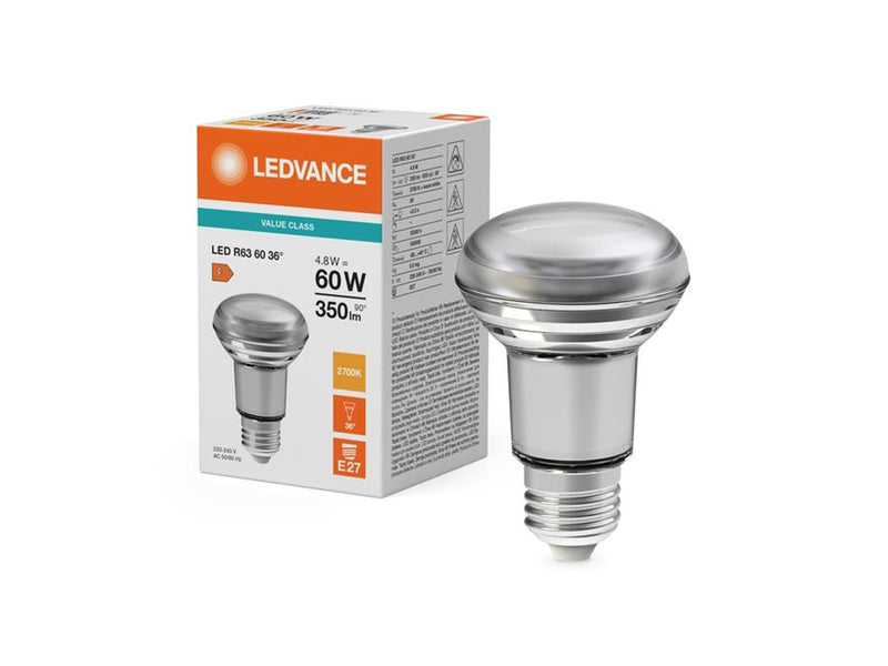 Osram LED-Lampe R63 350lm 4.8W/827 (60W) E27