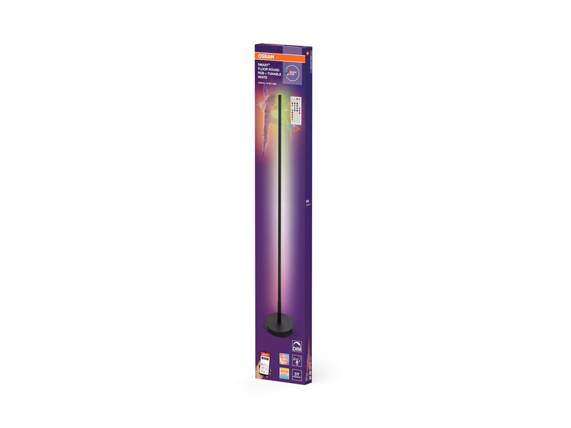 Osram  SMART+ Floor Round 1170lm 24W RGB+827-865 1400mm black WiFi