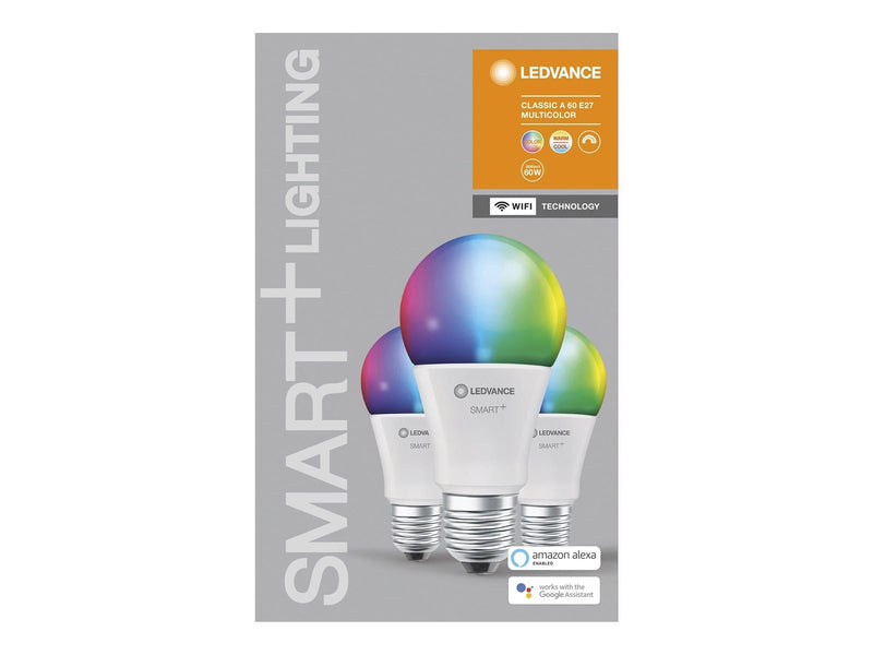 Osram SMART + frosted standard 9W/RGBW (60W) frosted E27 3-pack