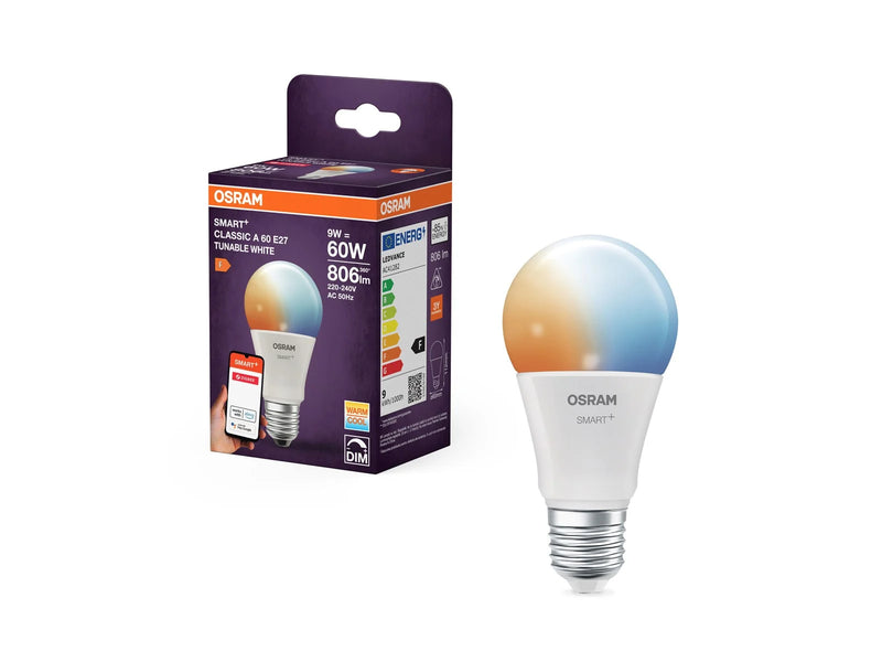 Osram SMART+ standard 806lm 9W/827-865 (60W) frosted E27 Zigbee
