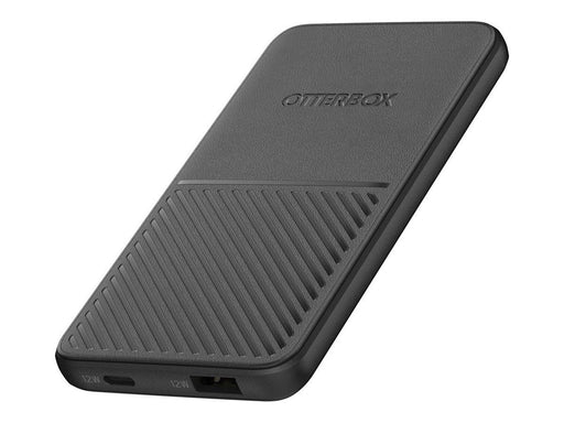OtterBox Power Bank 5K MAH USB A&C 12W - black - 5 Ah