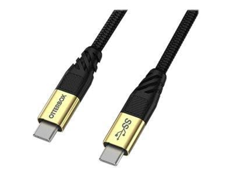 OtterBox Premium Cable USB C-C 3.2 Gen1 1.8M - black