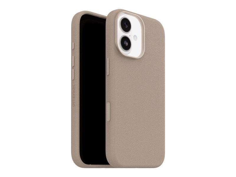 OtterBox Symmetry Cactus Leather Camera Control Apple iPhone 17 Cottonwood Glen - light grey