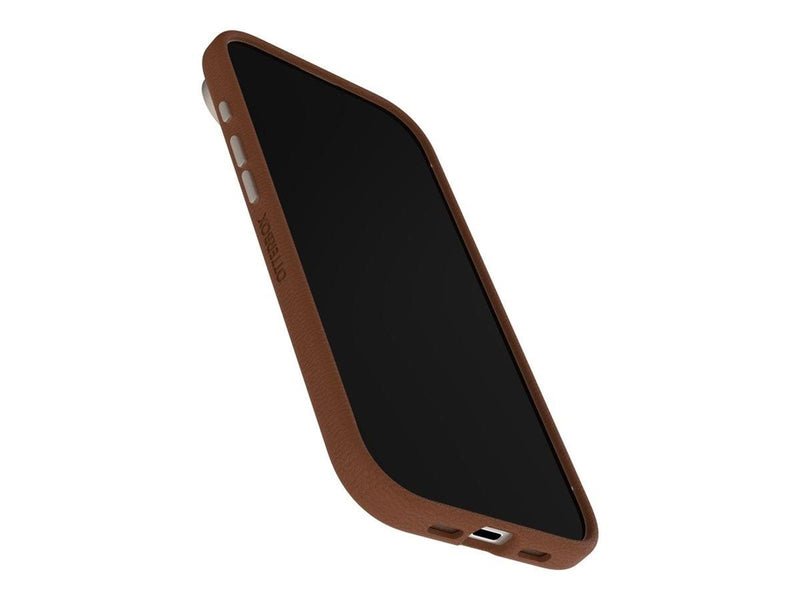 OtterBox Symmetry Cactus Leather Camera Control Apple iPhone Air Desert Saddle - brown