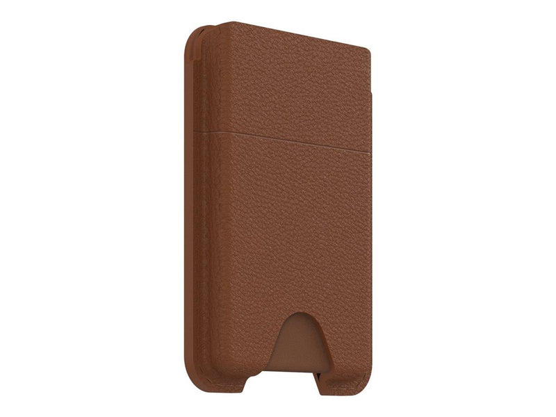 OtterBox Symmetry Cactus Leather MagSafe Wallet Desert Saddle - brown