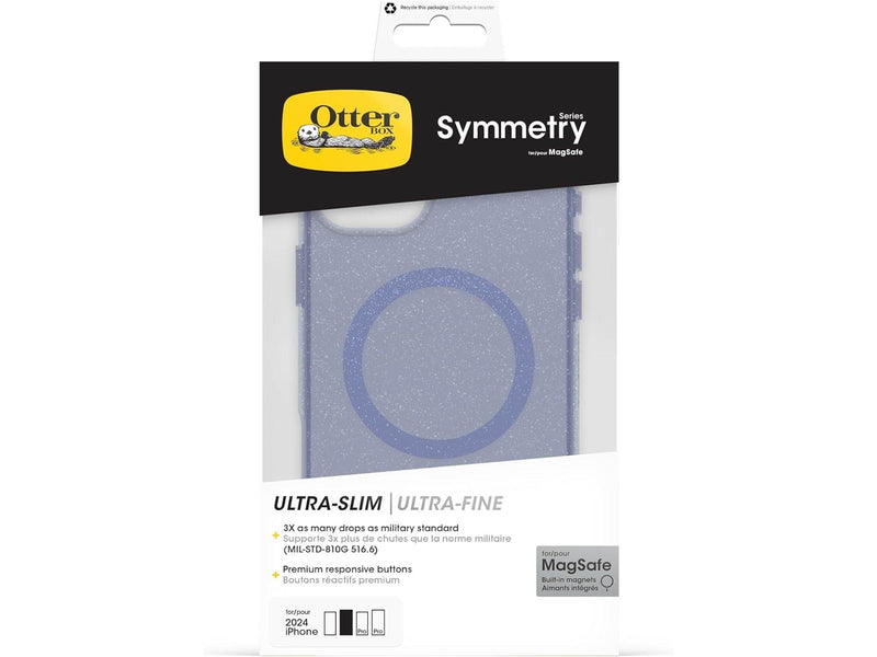 OtterBox Symmetry Clear MagSafe Apple iPhone 16 Plus Powder Daze - purple