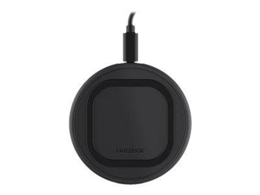 OtterBox Wireless Charging Pad 10W + EU Wall Charger 18W + USB A-Micro USB Cable - black