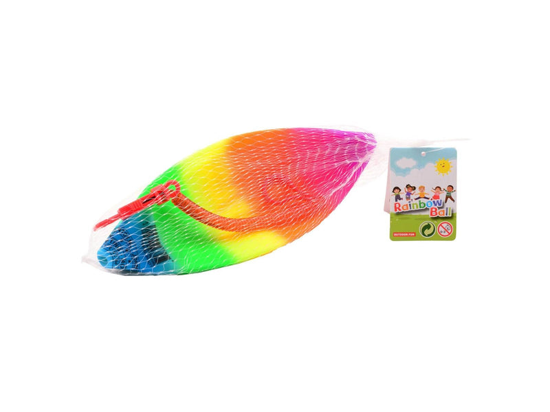 Outdoor Fun Rainbow Ball Bungee Ball (Assorted)