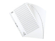 Oxford ELBA StrongLine - divider - 31 parts - for A4 - tabbed - white