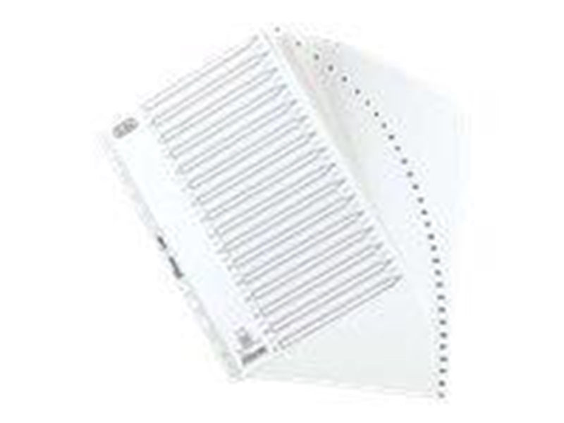 Oxford ELBA StrongLine - divider - 31 parts - for A4 - tabbed - white
