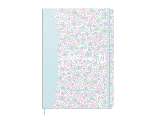 Oxford Floral A5 Hardback Cover Casebound Journal Notebook Ruled 160 Pages 4 Assorted Floral Designs SCRIBZEE Compatible